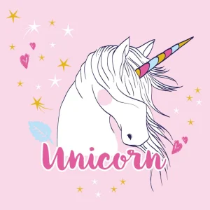 Cover-your-desk.de Schreibtischunterlage “Unicorn Muster” In Rosa (L)60 X (B)40 8