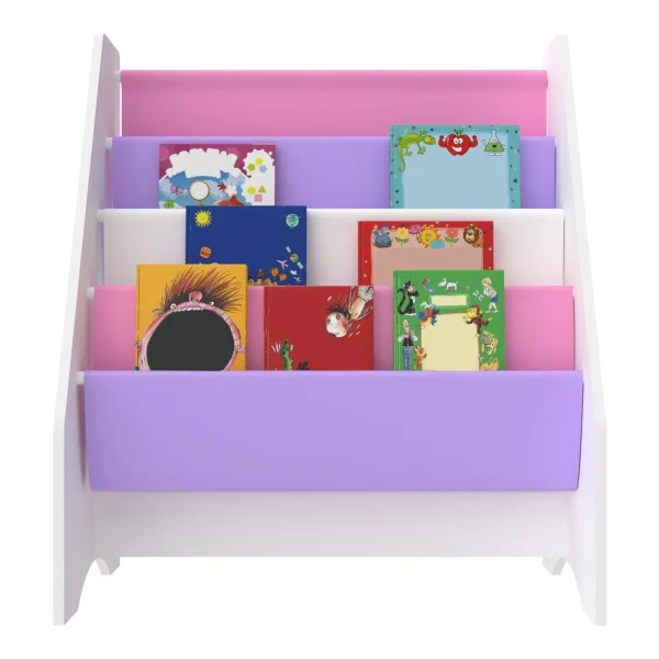 En.casa Kinderregal Fisterra In Lila Rosa (H)74cm (B)62cm (T)29cm 6