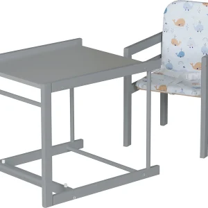 MyToys COLLECTION Hochstuhl X-TRA II Platingrau Lackiert, Wal Von SCHARDT 6