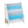 Relaxdays Kinder Bücherregal Lagerfeuer In Bunt – (B)62 X (H)71 X (T)29 Cm 28