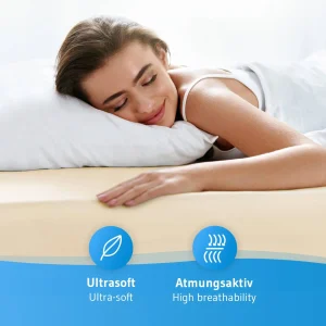 Third Of Life Spannbettlaken “ALBA” Aus 100% Oekotex-Baumwolle GOTS Zertifiziert In Beige 12