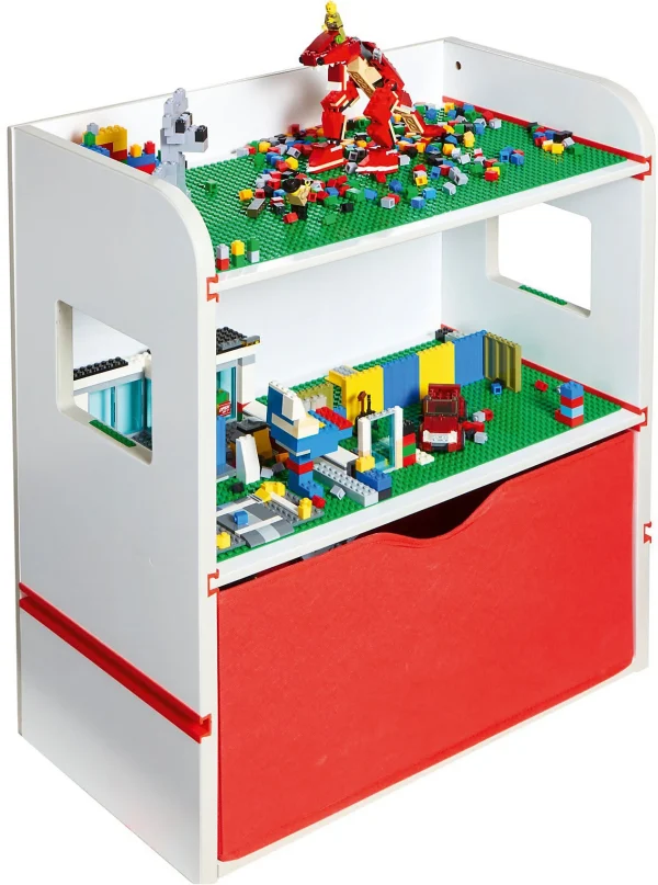 Worldsapart Ablageregal Room2Build, Mit Canvas Schublade 9